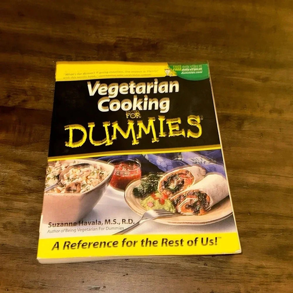 VTG Suzanne Havala
Vegetarian Cooking for Dummies Paperback 2001 EUC - Picture 1 of 6